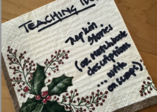 Can a paper napkin serve your writing?